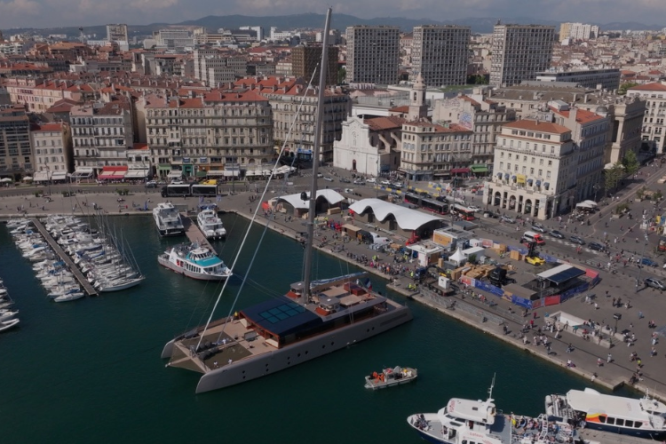Le Festival Art Explora a notamment fait escale dans le port de Marseille en 2024