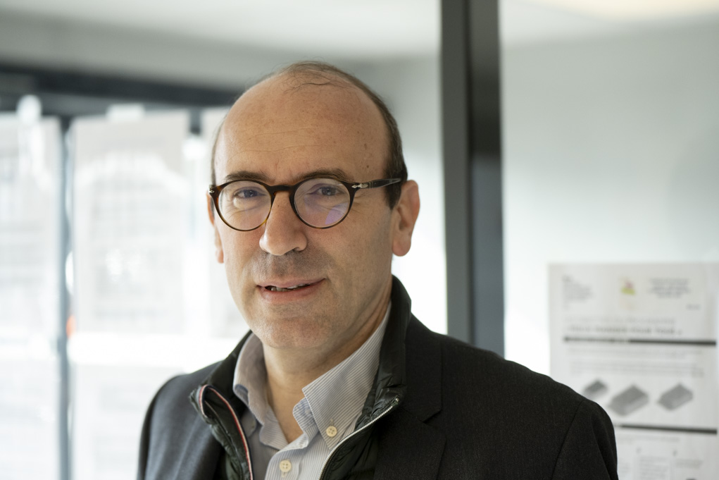 Guillaume Aribaud, directeur général de Transdev Rouen et parrain du projet de l'association - Crédit photo : Grégoire Maisonneuve