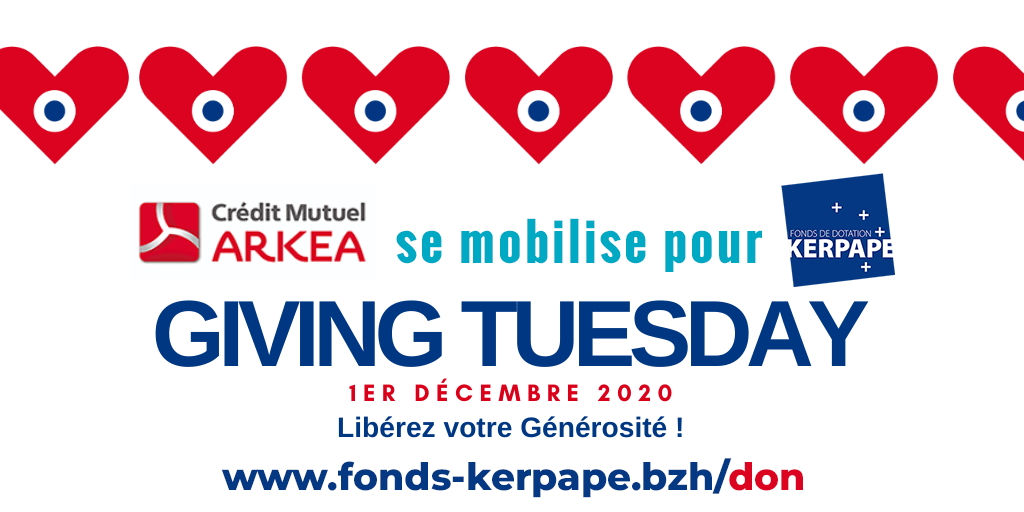 Merci aux agences du CMB ARKEA du Morbihan pour leur troisième mobilisation au mouvement Giving Tuesday avec la diffusion de notre vidéo des Defis de Kerpape 2019, auxquels ils participent fidèlement, pour sensibiliser leurs clients et leurs salariés au handicap.