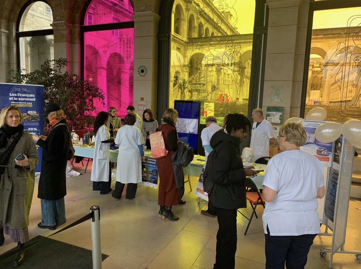 Animation de sensibilisation - Hôtel-Dieu - 26e Journée du sommeil