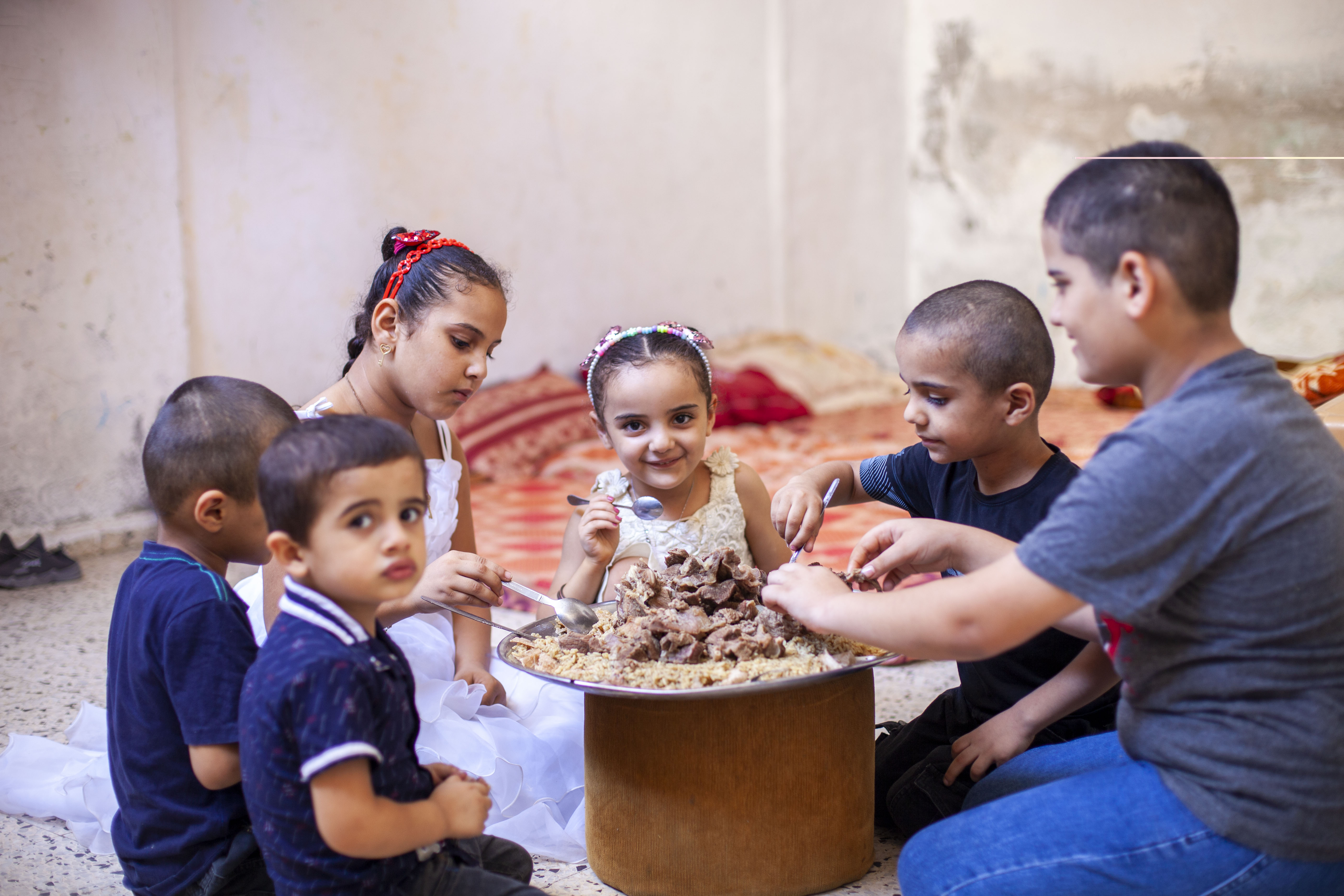 Les distributions de viande de l'Aïd Al Adha sont un complément alimentaire très important