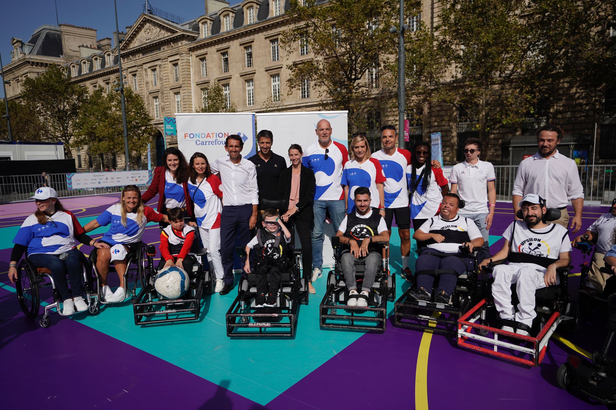 Partenariat Comité Paralympique et Sportif Français & Fondation Carrefour