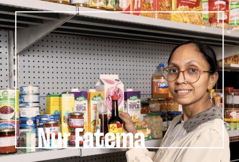 Nur Fatema, entrepreneuse à Rouen, accompagnée par l'Adie