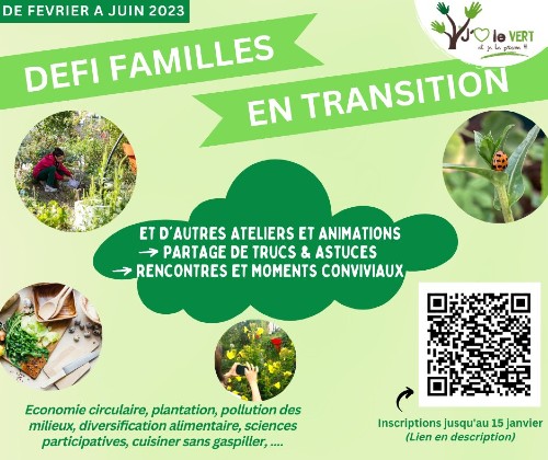 Affiche du Défi Familles 2023