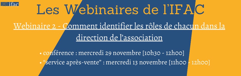 Les Webinaires de l'IFAC : faire vivre les chœurs associatifs - Créer et gérer son choeur associatif