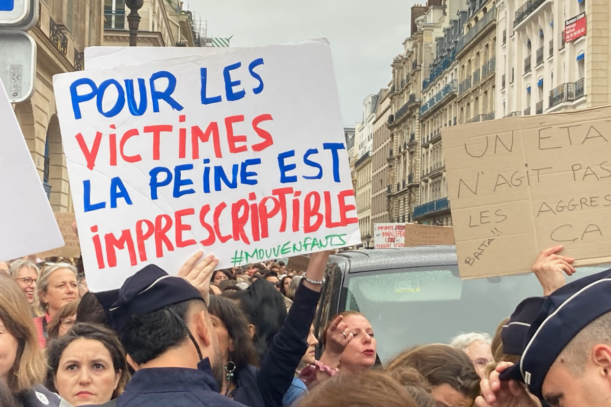 début manif