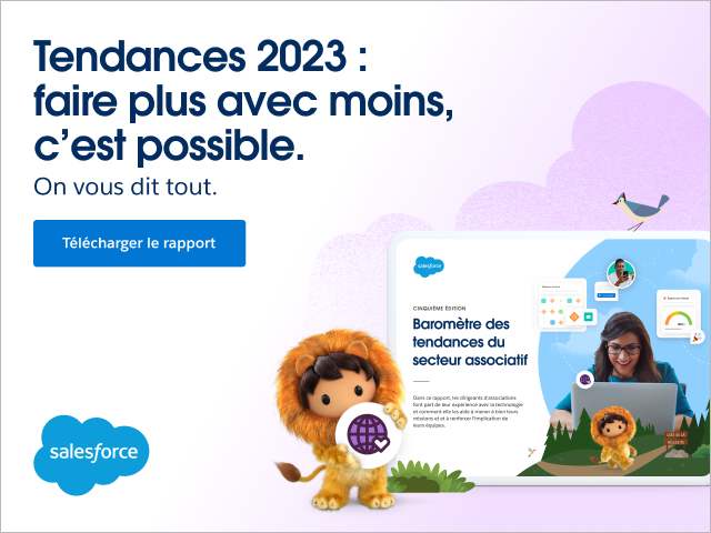 Baromètre des tendances du secteur associatif : quel rôle du numérique ? - Crédit photo : Salesforce.org