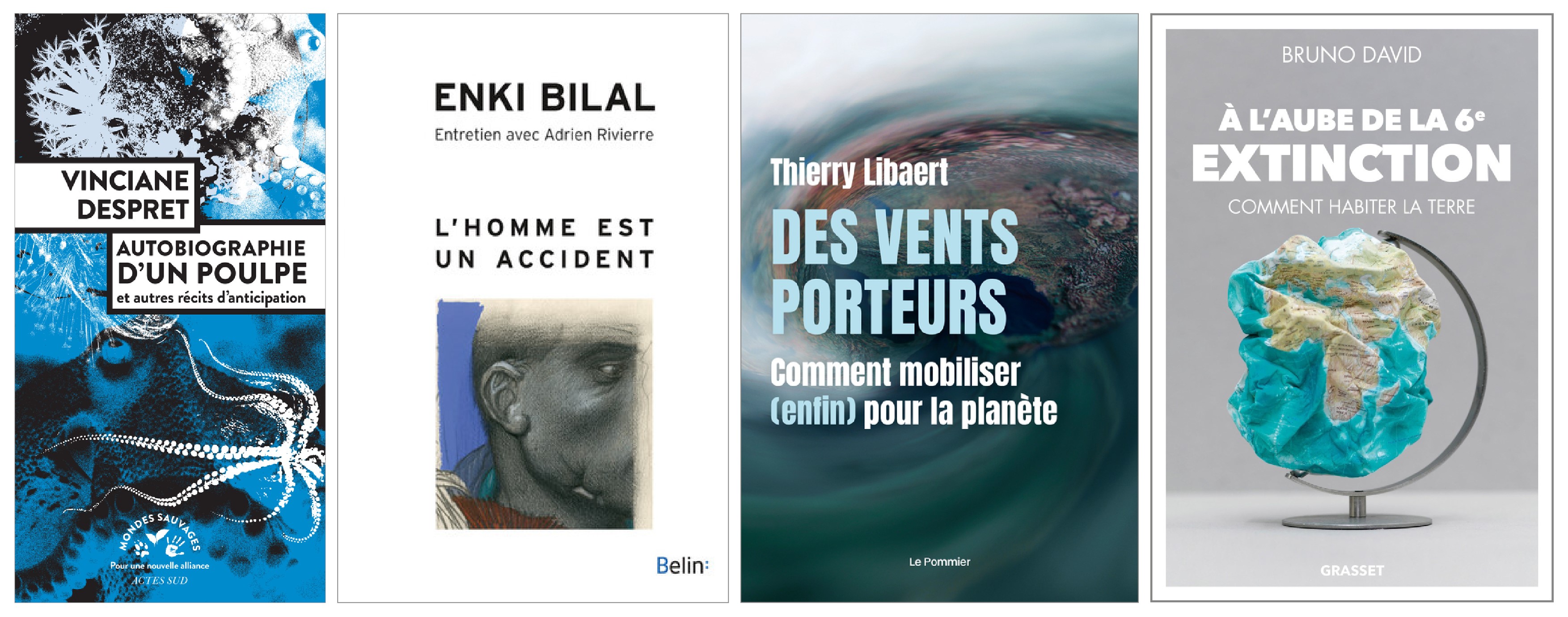 Les 4 ouvrages nommés au Prix du Livre Environnement 2021