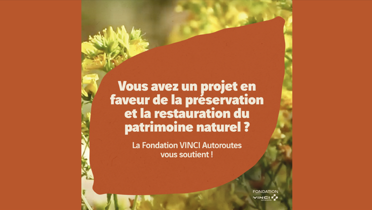 Appel à projet biodiversité Fondation VINCI Autroroutes