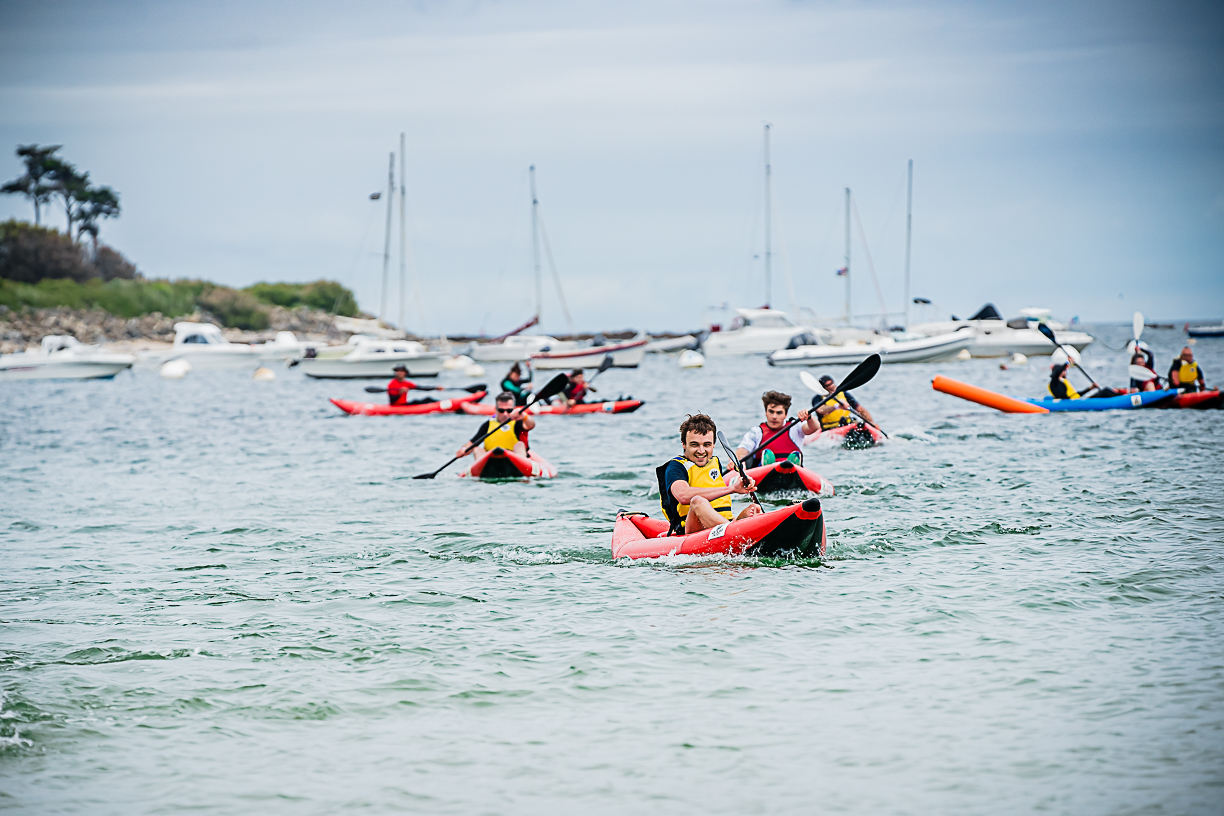 kayak plage anse du Stole Ploemeur