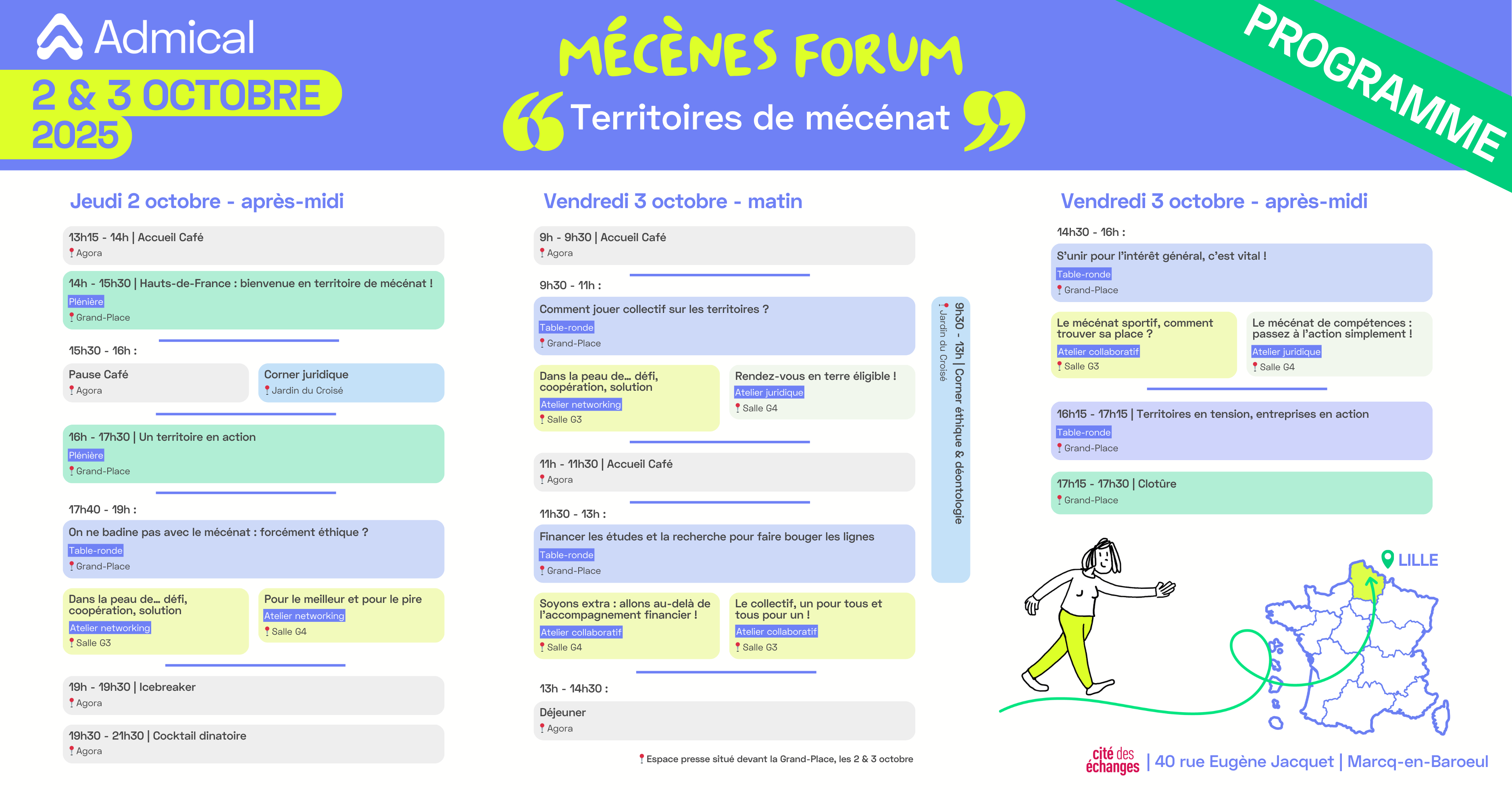 Le Programme du Mécènes Forum 
