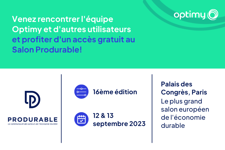 Optimy sera présent au Salon Produrable ! - Crédit photo : DR