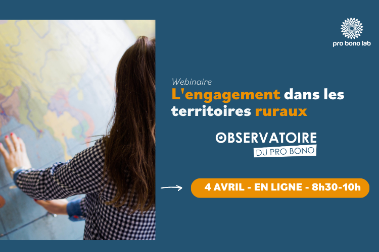 L'engagement dans les territoires ruraux - Webinaire Pro Bono Lab.