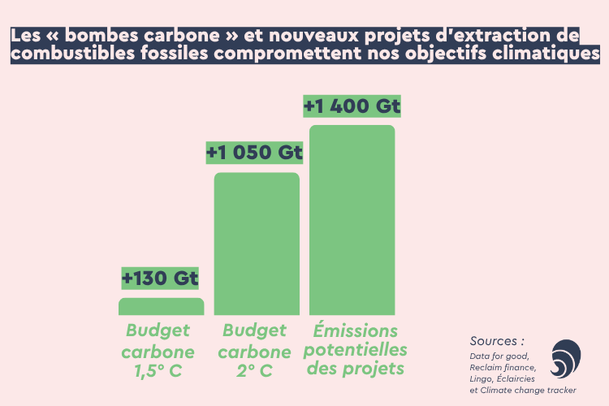 Budgets carbone et projets fossiles