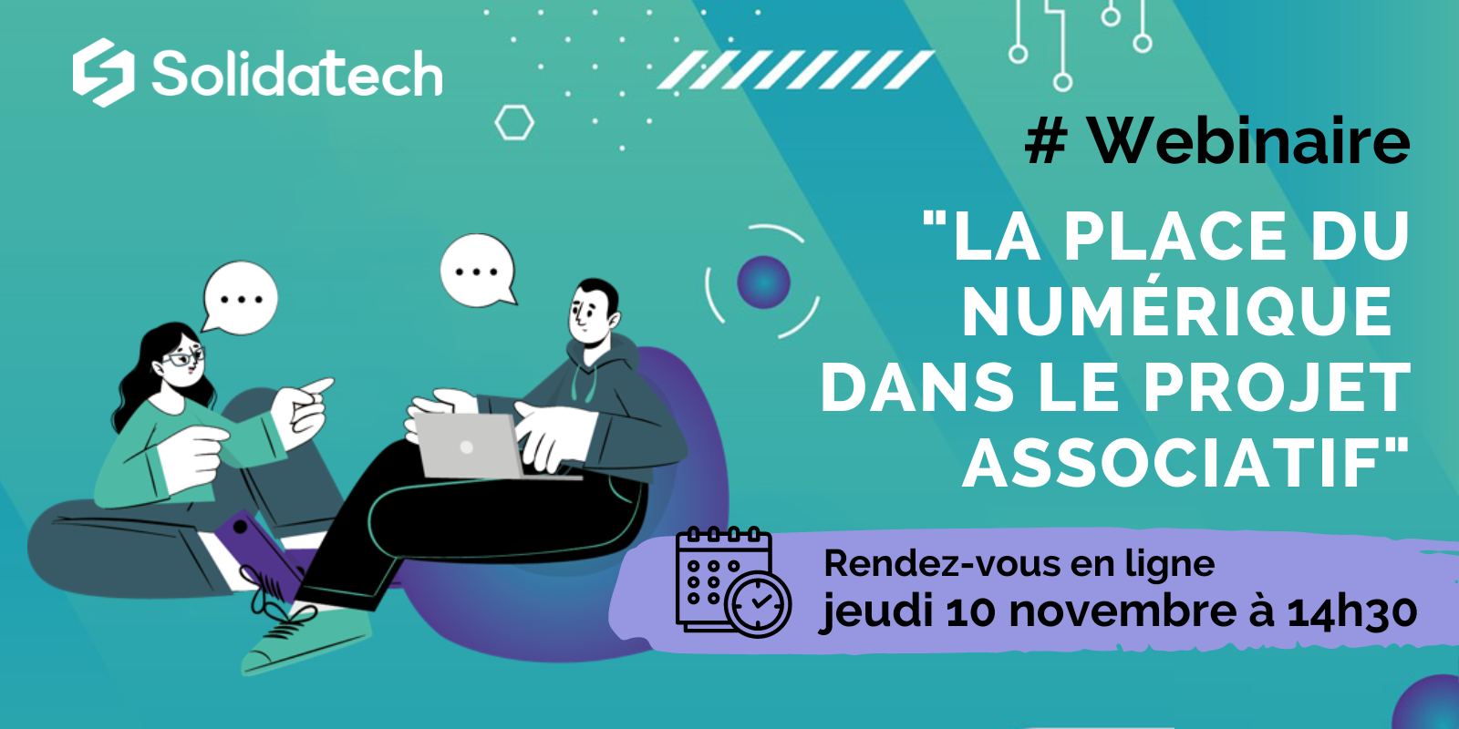 Webinaire de présentation des résultats de l'étude La place du numérique dans le projet associatif en 2022