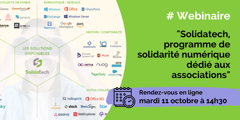 Assistez à notre webinaire de présentation et apprenez-en plus sur toutes les solutions numériques que nous proposons.