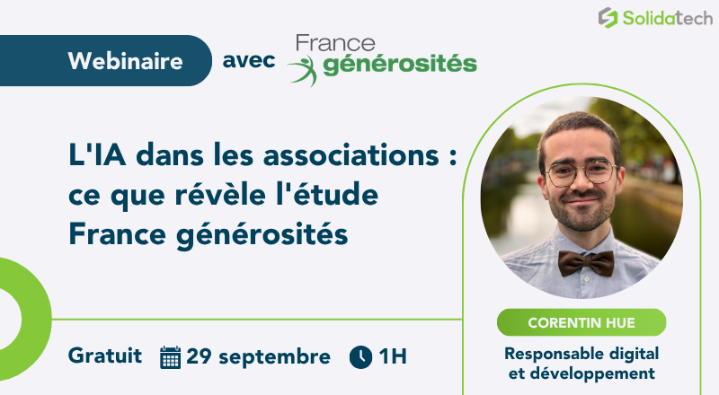 Webinaire France Générosités Solidatech