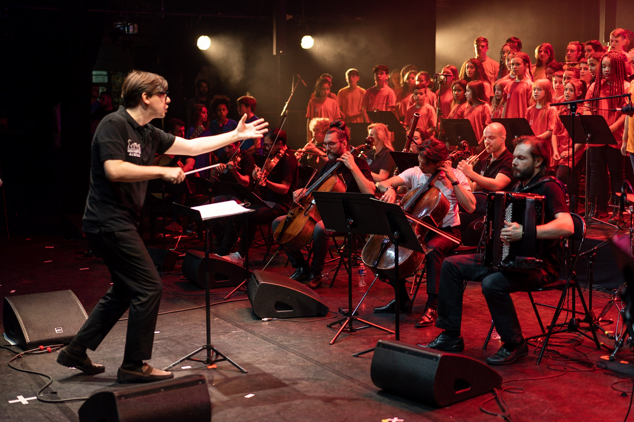 Orchestre à l'École : concert à l'Olympia le 15 octobre 2021. Crédit photo : Caroline Bottaro.