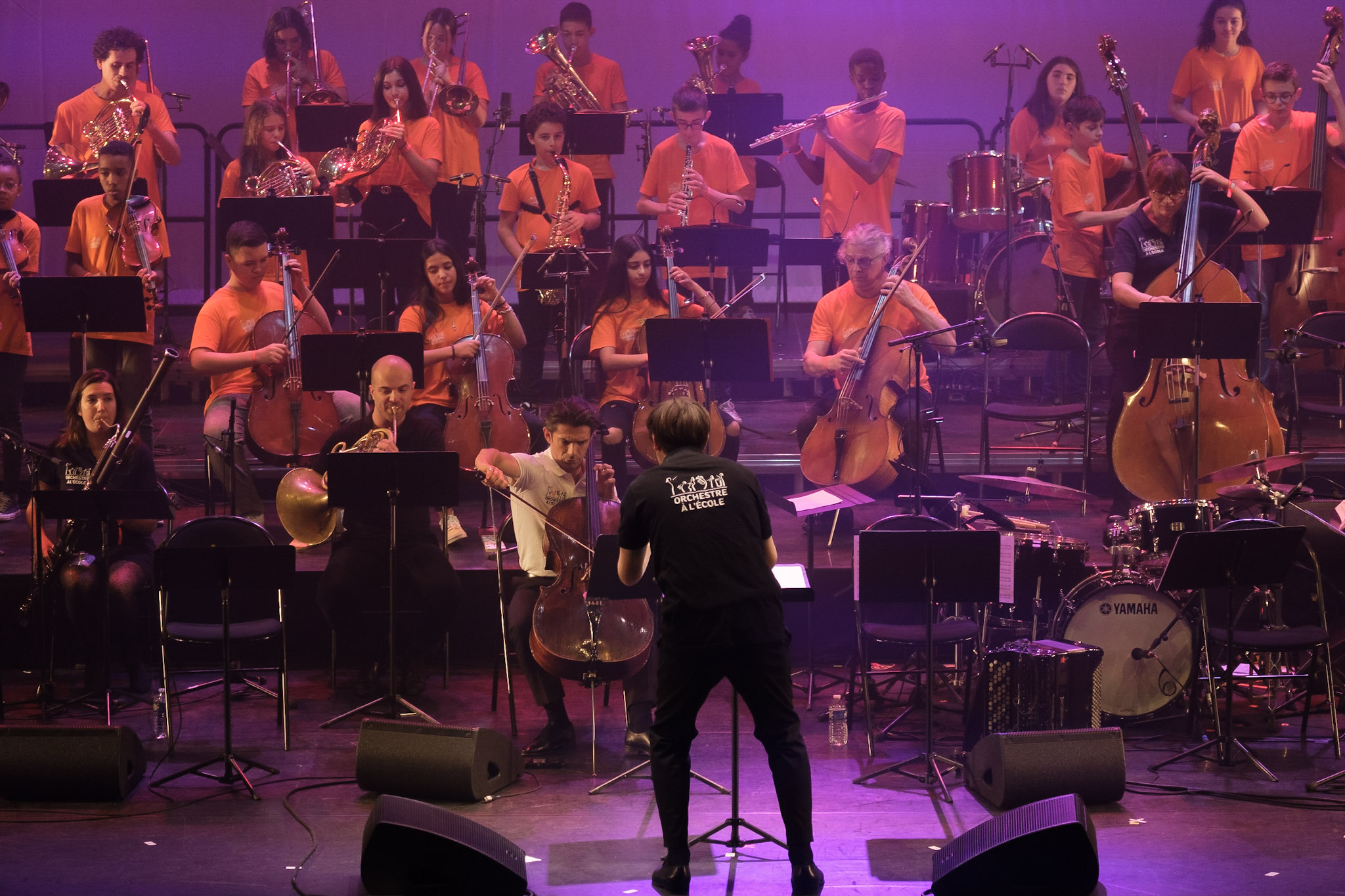Orchestre à l'École : concert à l'Olympia le 15 octobre 2021. Crédit photo : Caroline Bottaro.