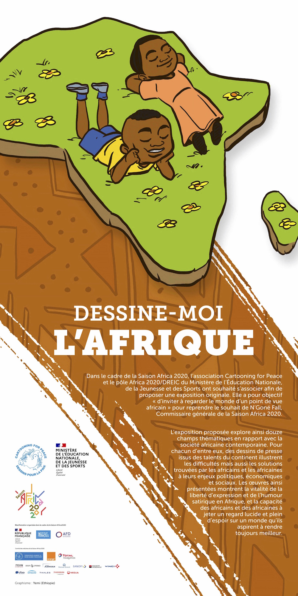 « Dessine-moi l'Afrique » du 25 septembre au 20 octobre pour le Festival Images et Paroles d'Afrique, Privas - Crédit photo : DR