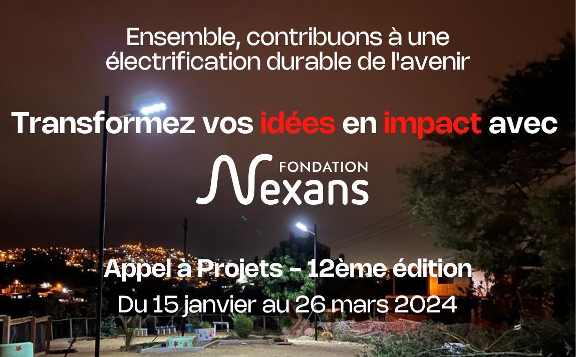 12ème édition de l'appel à projets de la Fondation Nexans - Crédit photo : 