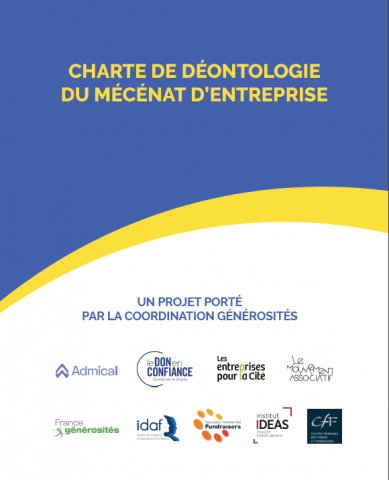 La charte de déontologie du mécénat d’entreprise en France - Crédit photo : Admical