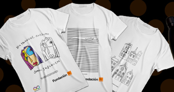 T-shirts Journée Mondiale de l'Autisme - Fondation Orange Espagne