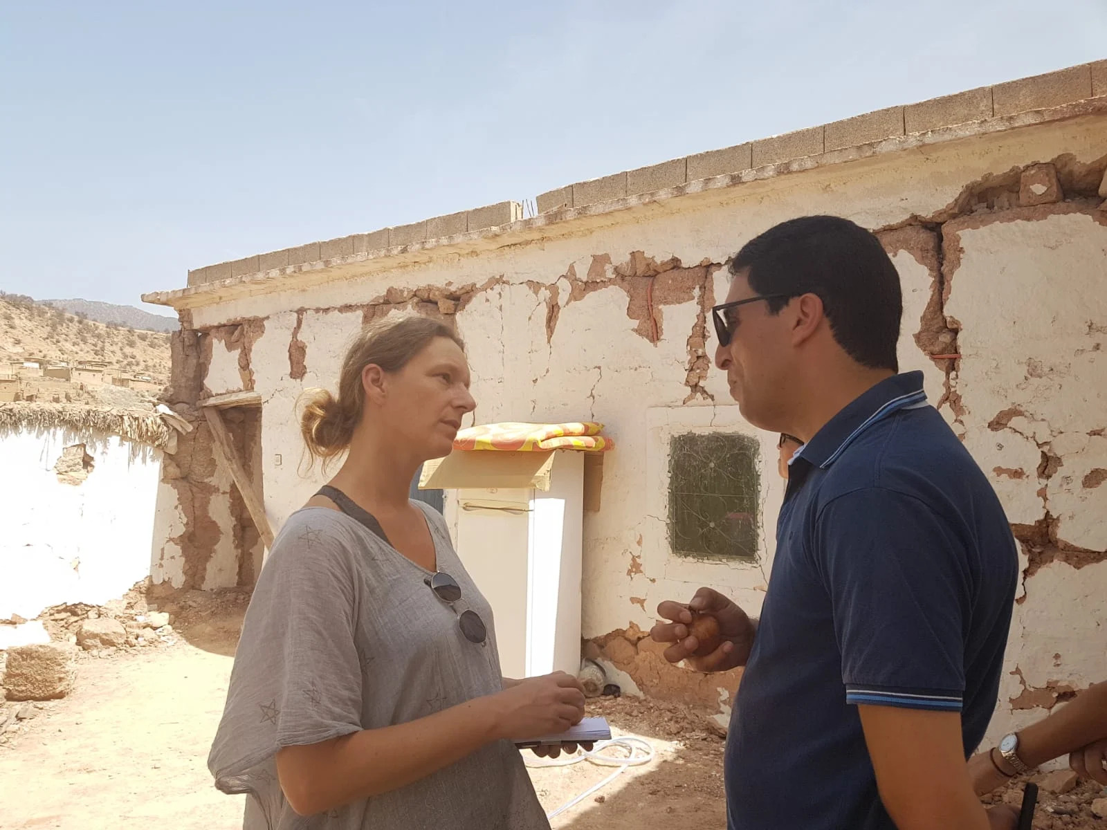 Karine Meaux et Hicham Zazouli, de l'association Migrations et Développement