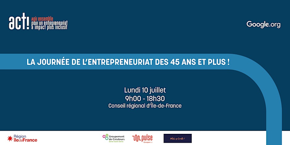 Entreprendre à 45 ans et plus !  - Pulse Groupe SOS