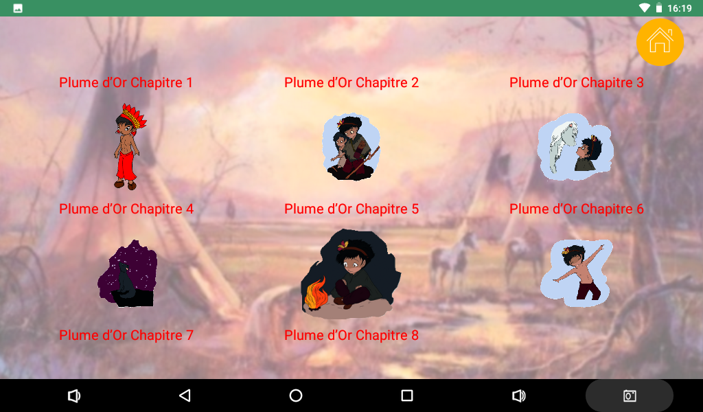 Présentation de l'application sur tablette