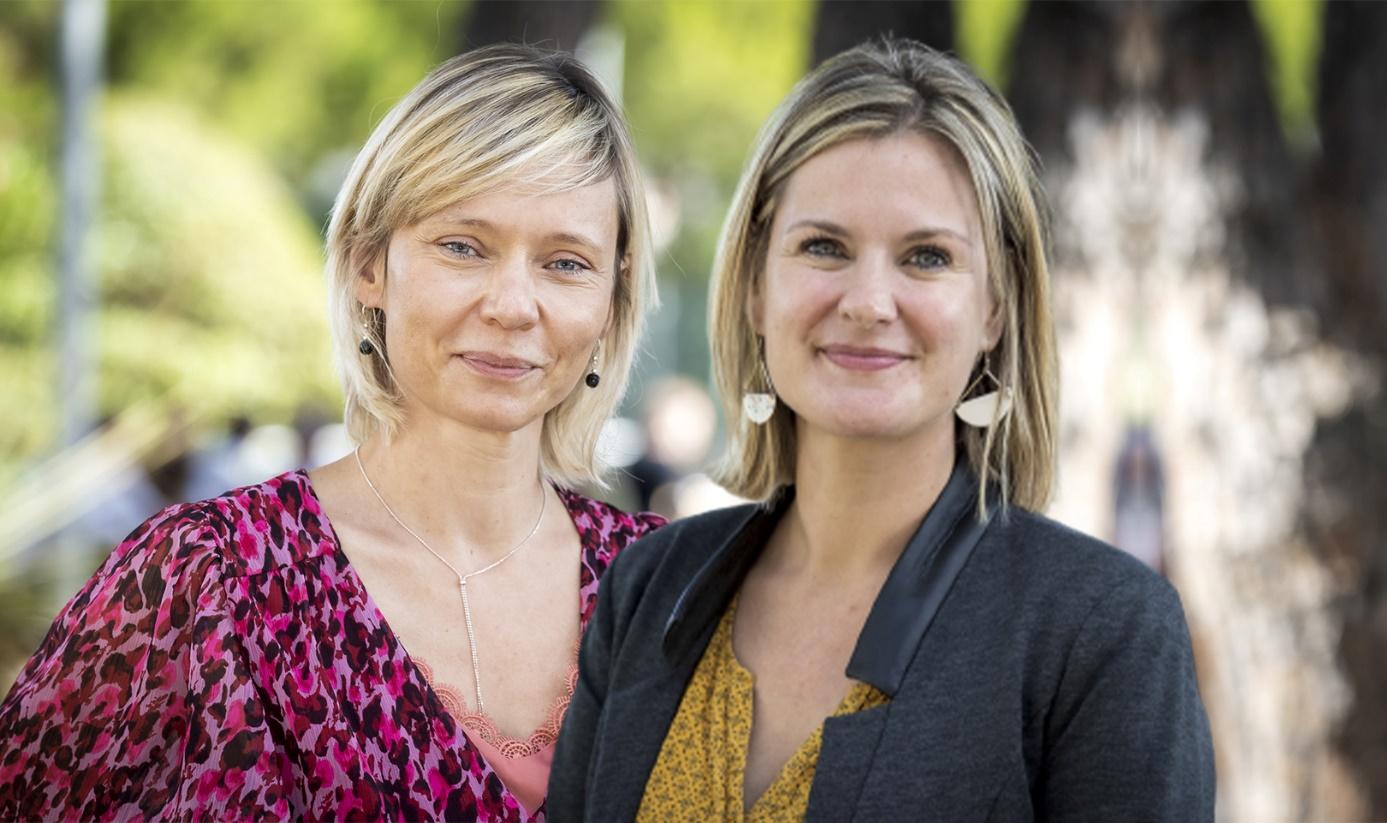 Maryline MEYER et Magalie MARAIS, titulaires de la Chaire MIND - Crédit photo : MBS