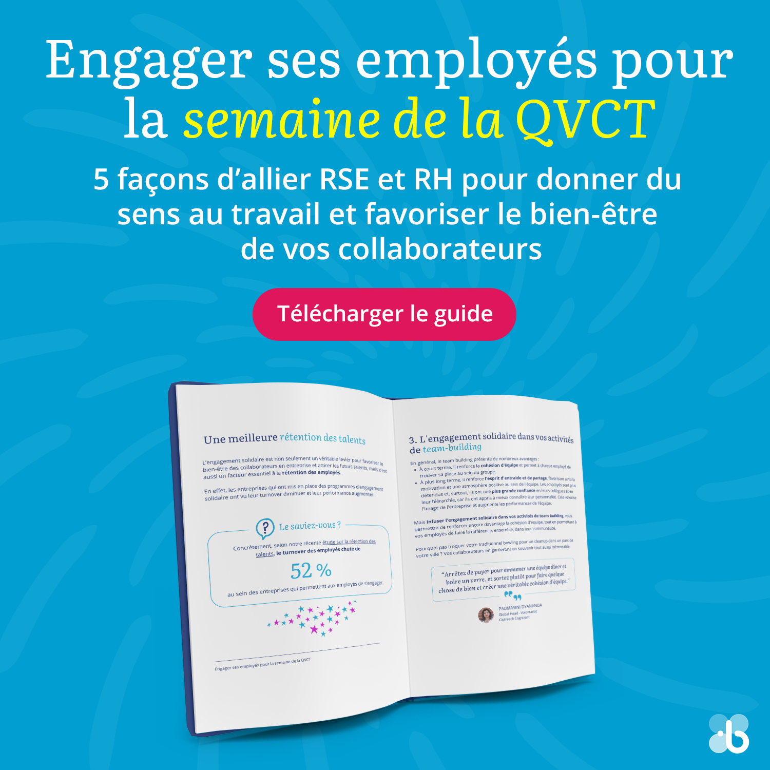 Guide de la QVCT - Crédit photo Benevity