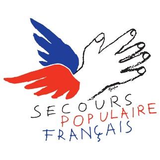 Logo du secours populaire français.