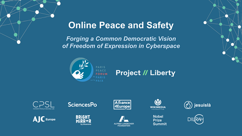 Affiche de l'événement "Online Peace and Safety"