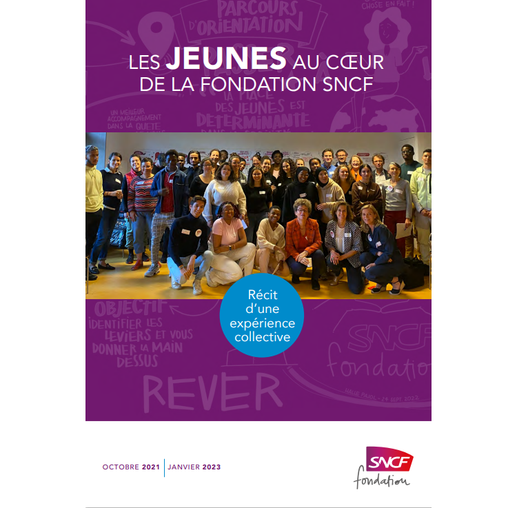 Synthèse "les jeunes au cœur" de la Fondation SNCF avec VersLeHaut - Crédit photo : SNCF