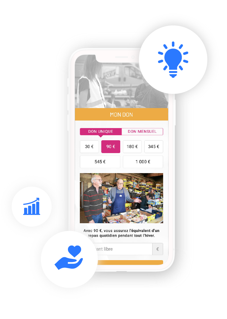 Comment Les Restos Du Cœur ont boosté leur collecte en utilisant les solutions iRaiser - Crédit photo : iRaiser