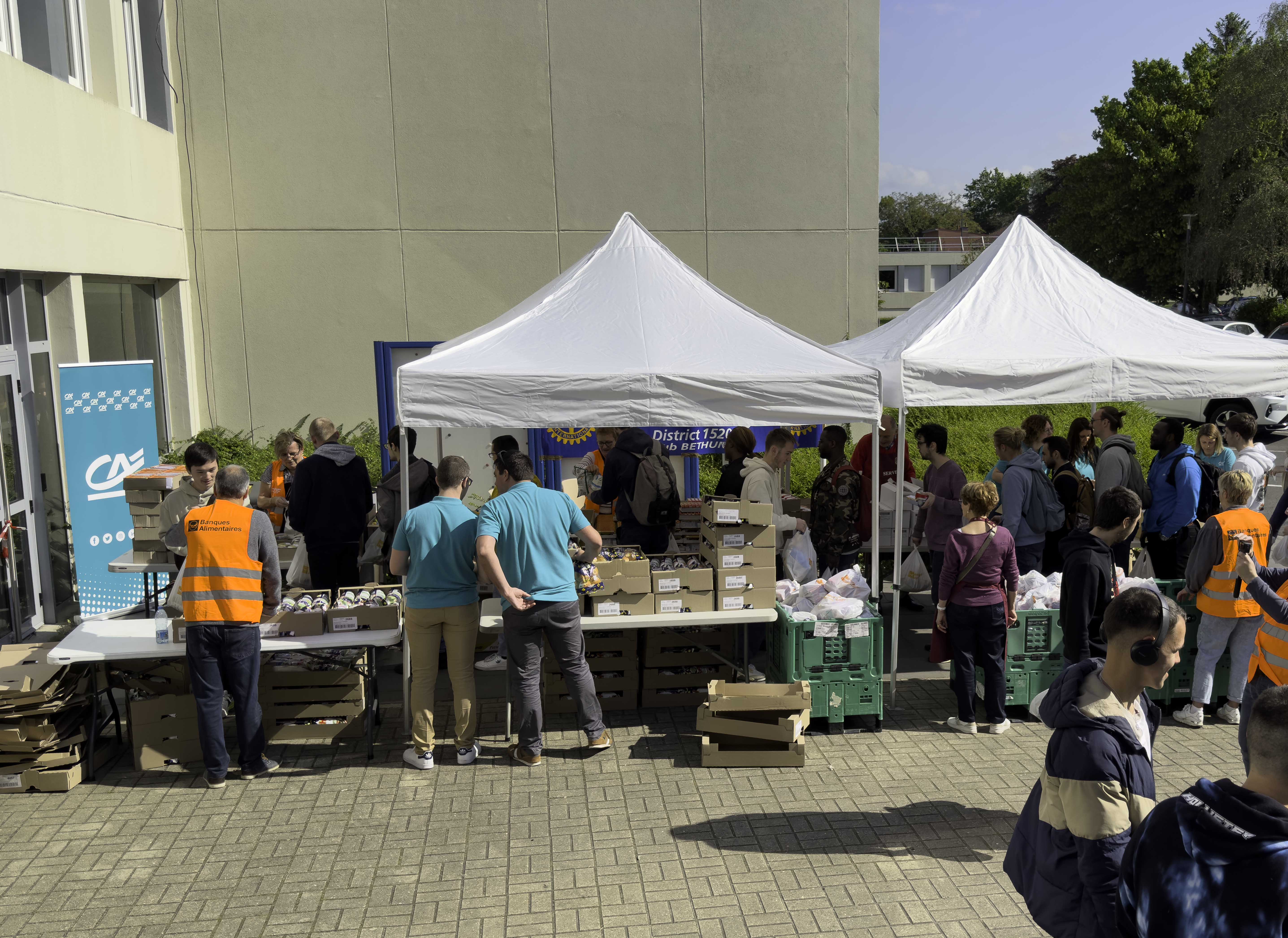  Le Crédit Agricole Nord de France soutient  les Banques Alimentaires 59 et 62 - Crédit photo : Crédit Agricole Nord de France