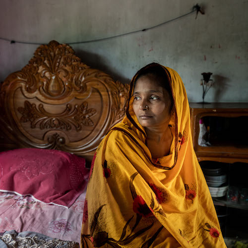 Une survivante du Rana Plaza. Crédit photo : Fabeha Monir/ActionAid.