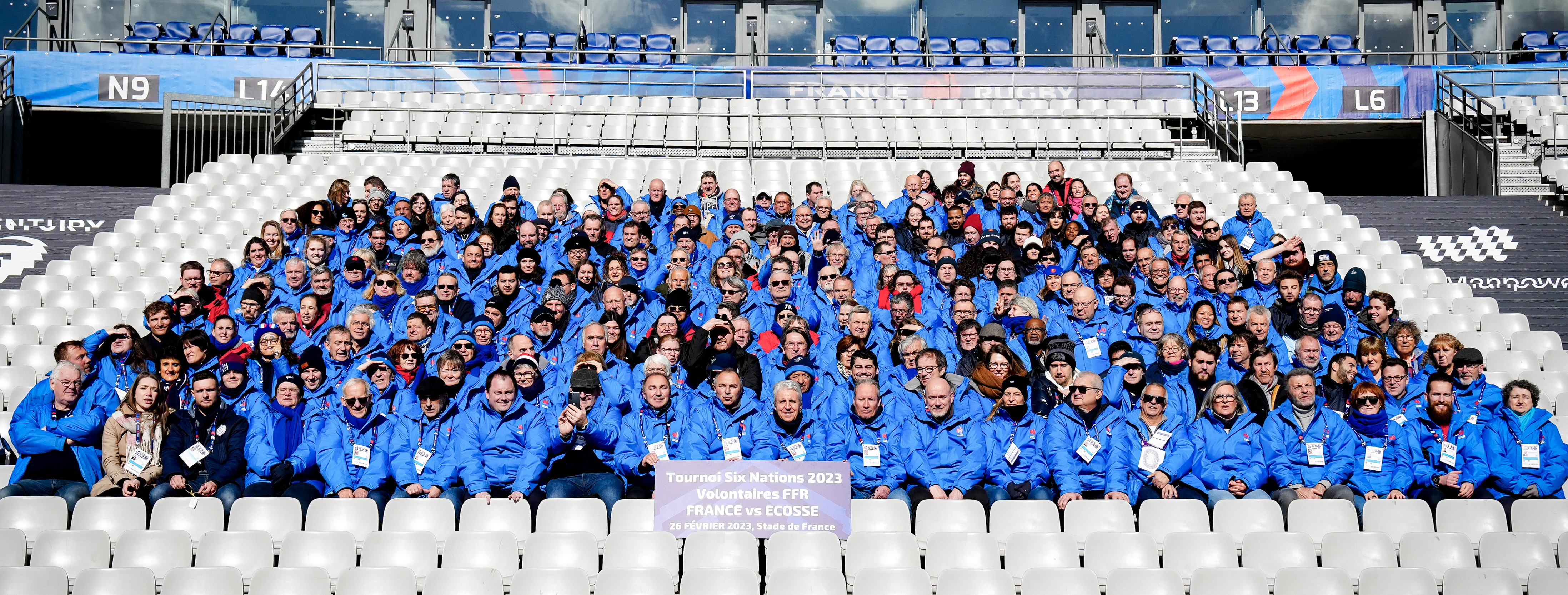 Bénévoles de la Fondation des Amis de l'Atelier au Tournoi des 6 Nations