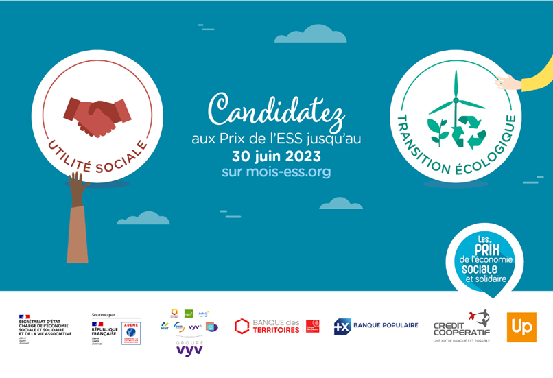 Prix de l'économie sociale et solidaire 2023 : les candidatures sont ouvertes