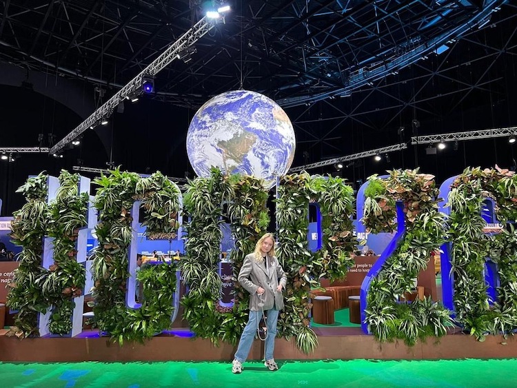 Valentine, bénévole à la Fresque pour le Climat lors de la COP 26