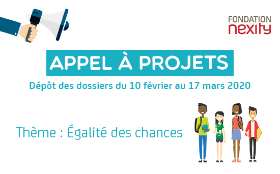 Appel à projets 2020 de la Fondation Nexity sur le thème de l'égalité des chances