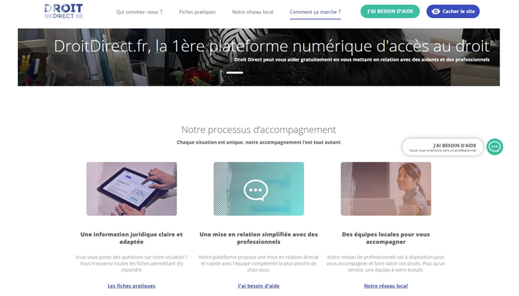 Plateforme Droitdirect.fr