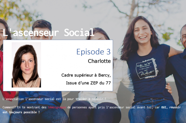 podcast ascenseur social episode 3 - Charlotte