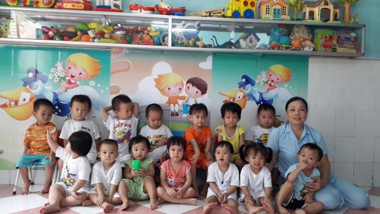 Enfants de la crèche du projet "La maison d'Amour"