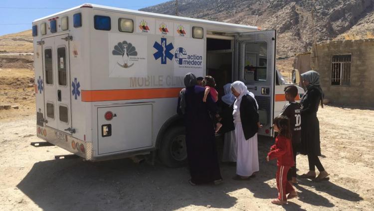 Clinique mobile en Irak - Crédit : Dr. Denis Mukwege Foundation