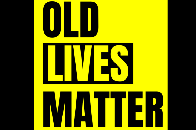 Visuel de la campagne « #OldLivesMatter » pour lutter contre l'âgisme.