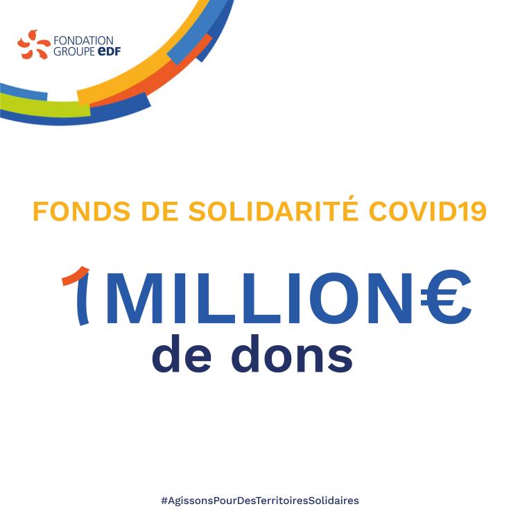Fonds de Solidarité Covid19 : la Fondation groupe EDF soutient 89 projets en France et à l'international