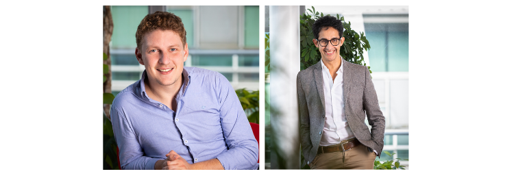 Jérémy Just et Ali Id Elouali de l'agence RUP