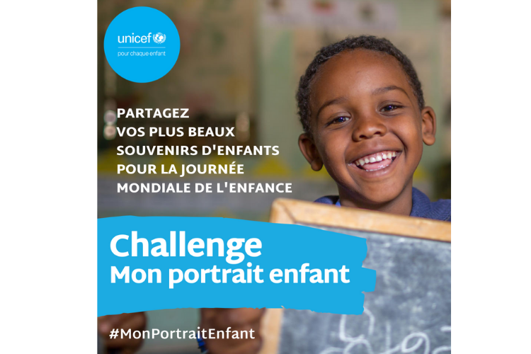 UNICEF France organise la journée mondiale de l'enfance sur les réseaux sociaux. Crédit : UNICEF France